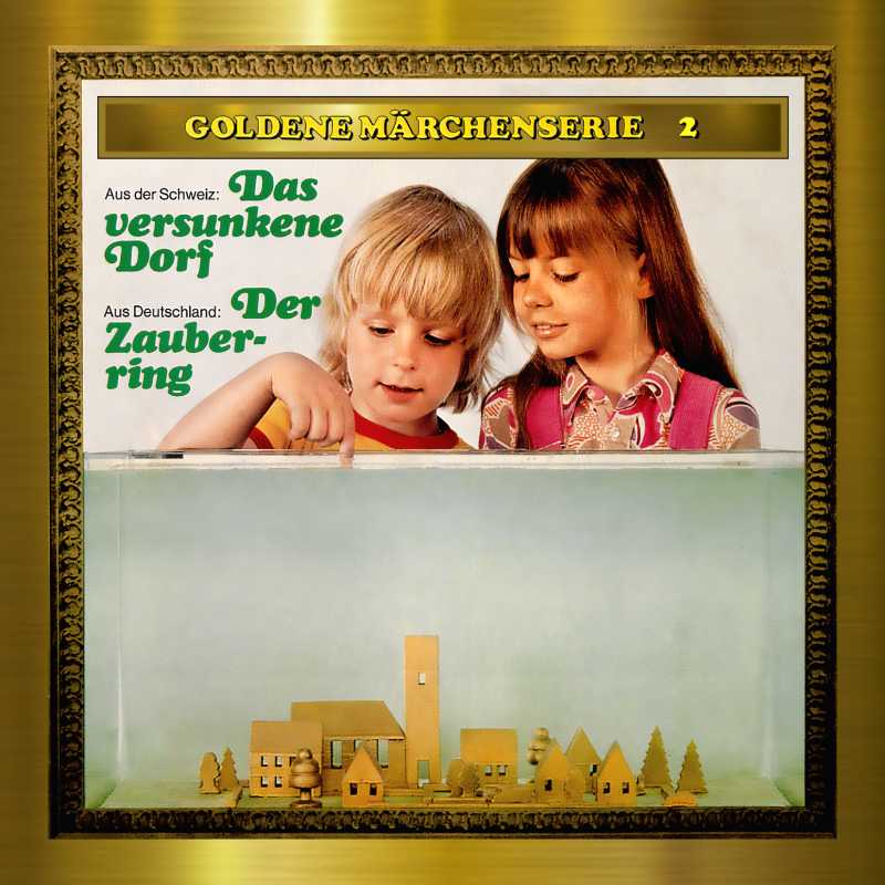 Goldene Märchenserie 2: Das versunkene Dorf Produktbild Cover - Goldene Märchenserie 2 Das versunkene Dorf - Märchen-Land Hörspielverlag