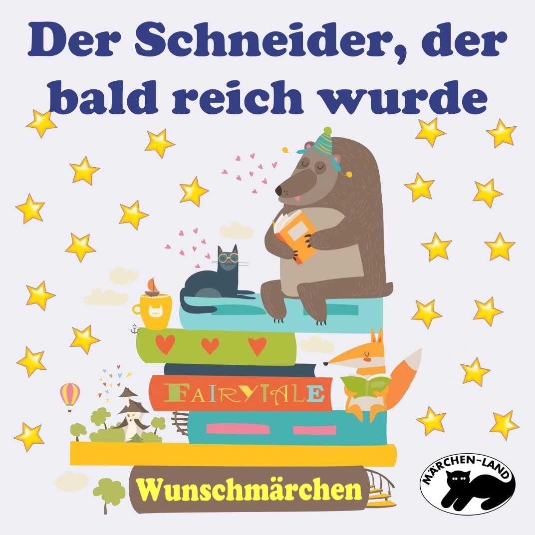 Wunschmärchen: Der Schneider, der bald reich wurde Produktbild Cover - Der Schneider, der bald reich wurde - Märchen-Land Hörspielverlag