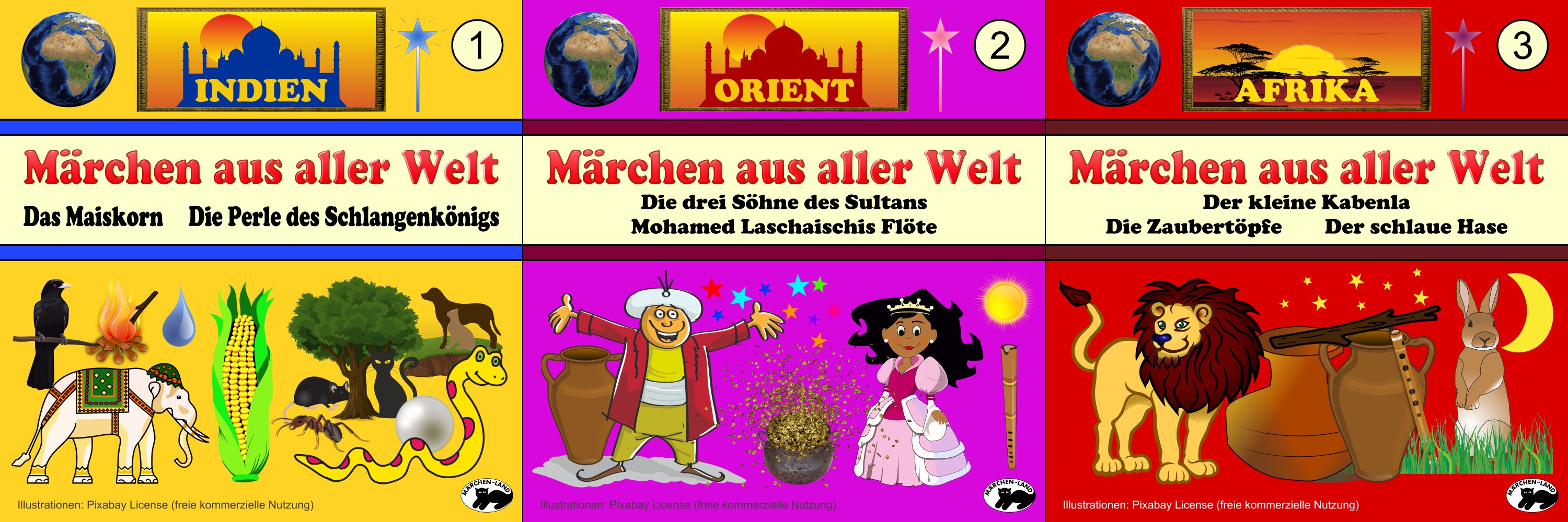 Hinweis Märchen aus aller Welt 1-3
