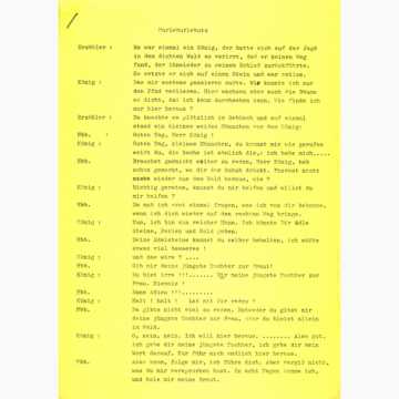 Produktbild Manuskript - Hurleburlebutz - Märchen-Land Hörspielverlag